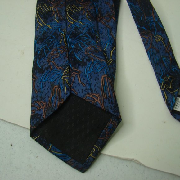 Appointed Apparel Living Epistles Christian Tie Pray Praying Hands Blue - Picture 7 of 8